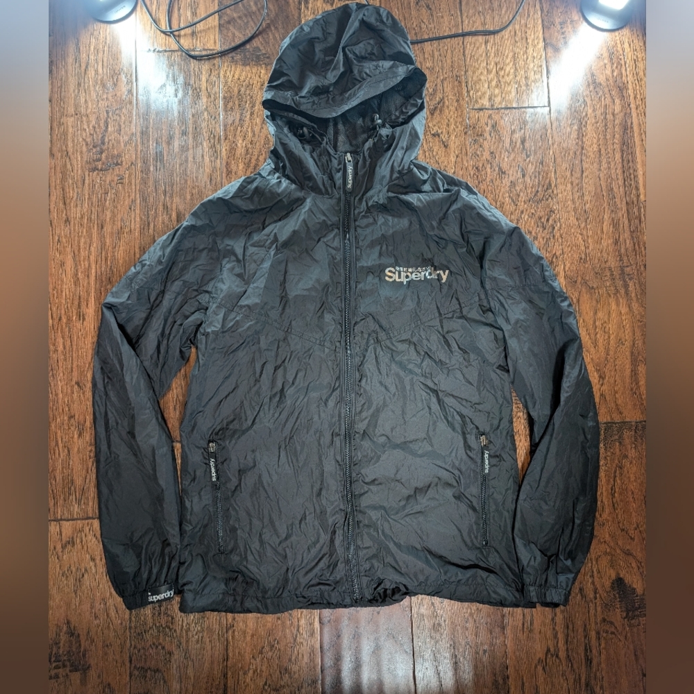 Superdry Sport Black Windbreaker Jacket